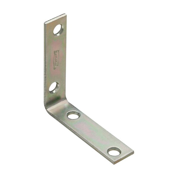 National Hardware 2.5 in. H X 0.625 in. W X 0.10 in. D Zinc-Plated Steel Inside Corner Brace N113-233 - main